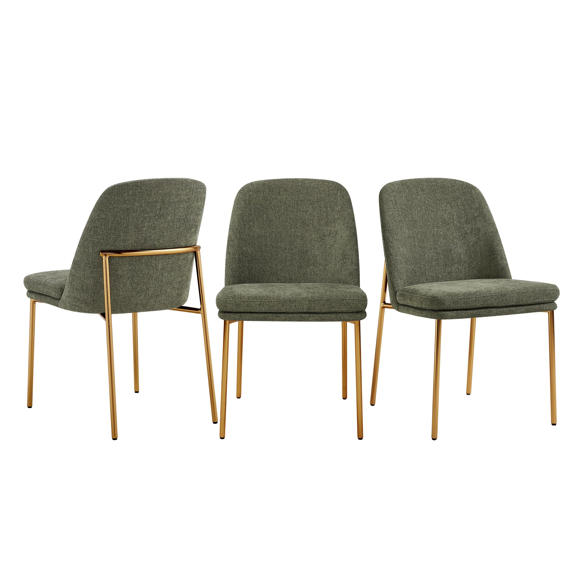 Amazon.com - CHITA Modern Dining Chairs Set of 3, FSC Certified